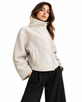 Cappotto corto misto lana