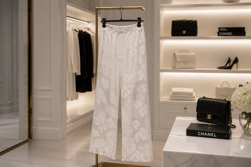 Ivory Bloom Pants