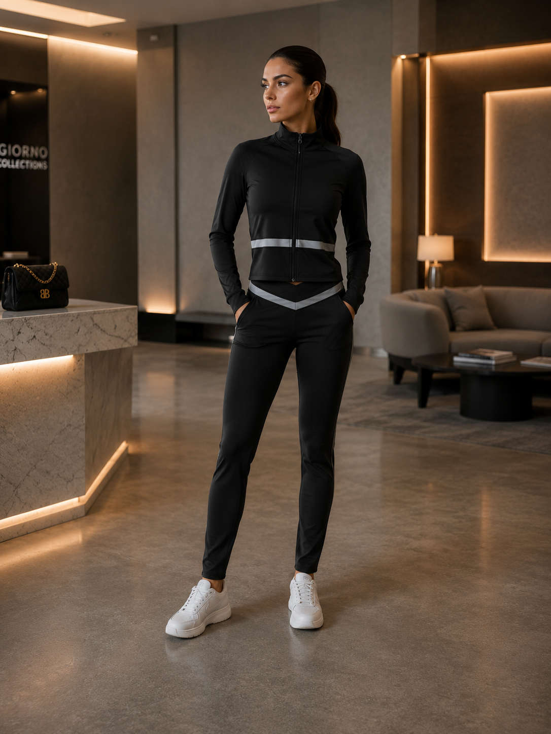 Completo Tecnico Nero Luxury