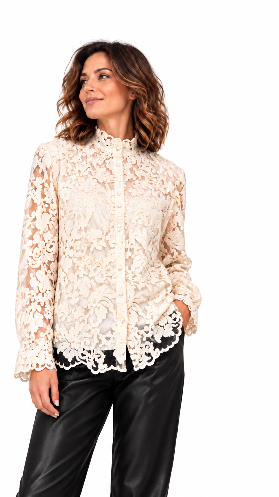 Camicia in pizzo